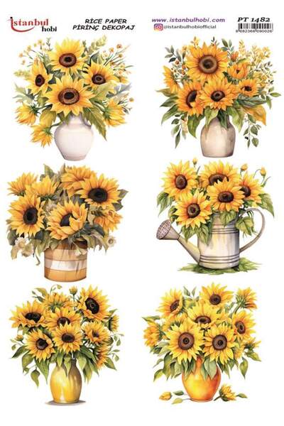 İstanbul Hobi ورق ديكور نحاسي 30×42 سم PT-1482