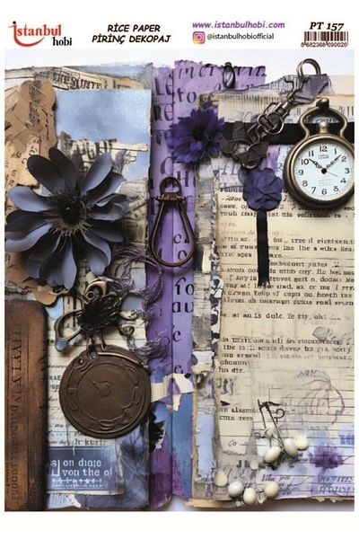 İstanbul Hobi Brass Decopage Paper 30X42Cm Pt-157