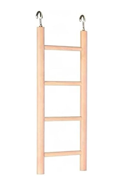 AyrStore Kuş Ahşap Merdiven 4 Basamak 20Cm