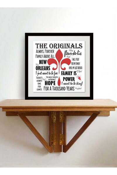 Generic Wall Posters with The Originals Character Quotes and Black Frame - Wa...