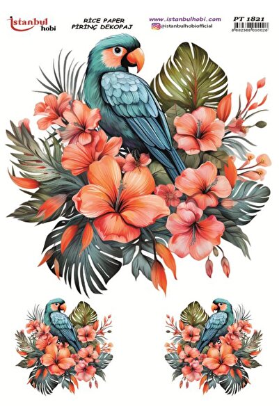 İstanbul Hobi ورق ديكور نحاسي 30×42 سم PT-1821