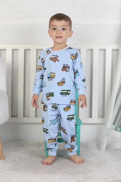 rois Baby 100% Cotton Long Sleeve Double Pajama Set