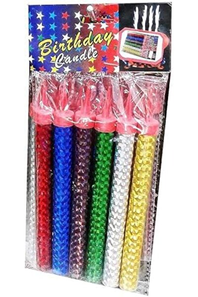 Others Colorful Sparkling Decorative Candles (15 cm)