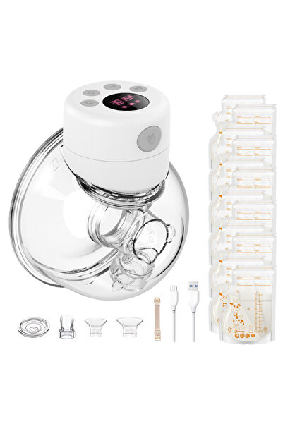 Animati.ro Pompa de San Electrica Portabila, 2 Moduri, 9 Intensitati, LED, Fa...