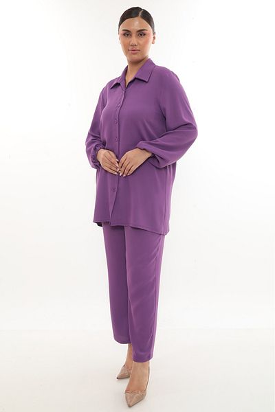 TUNİK Women's Double Suit with Trousers