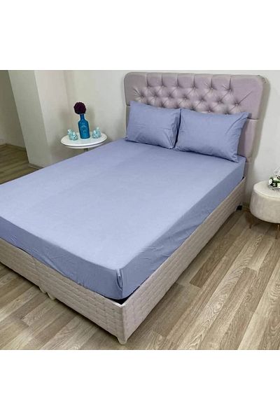 Online Masall AVM Double Ranforce Elastic Battal 180X200 Bed Sheet Cotton