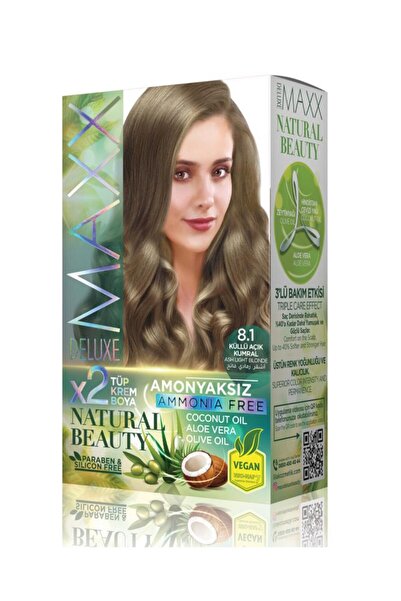 MAXX DELUXE MAXX - Ammonia-Free Hair Dye (Light Ash Blonde 8.1)