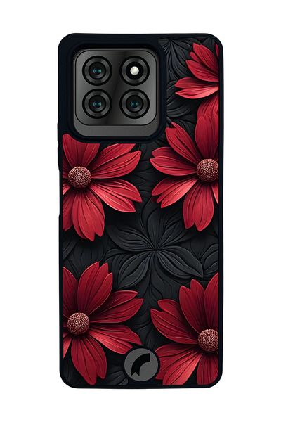 Reeder S71 Compatible Printed, Matte Black Color, Soft Silicone, Protective, Shock Absorbing Cover, Case