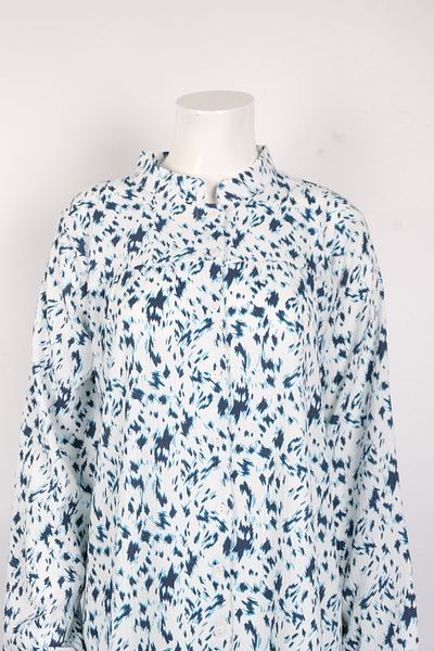 MUSTÜN Patterned Wrinkle Shirt