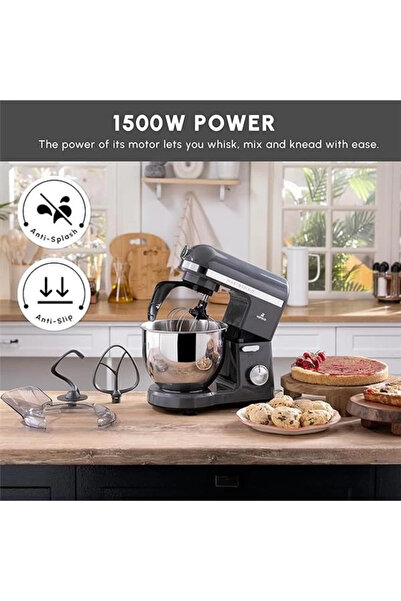 AyrStore Mastermaid Chef Pro Çift Kollu Mutfak Şefi 1500 W Space Gray