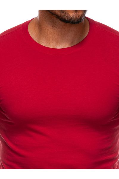 Edoti Men's basic T-shirt EM-TSBS-0100 - red