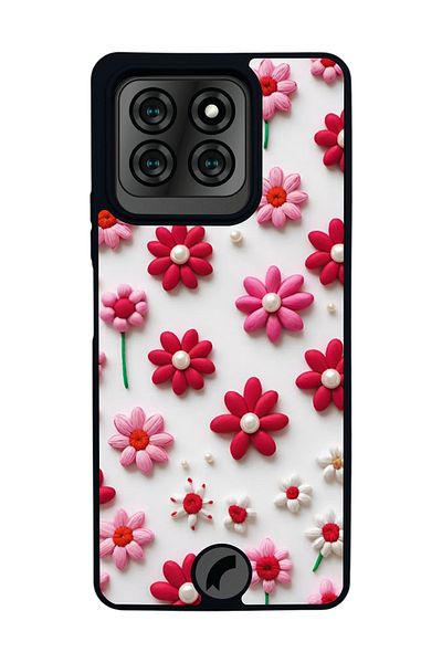 Reeder S71 Compatible Printed, Matte Black Color, Soft Silicone, Protective, Shock Absorbing Cover, Case