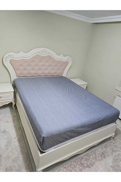 Online Masall AVM Double Ranforce Elastic Battal 180X200 Bed Sheet Cotton