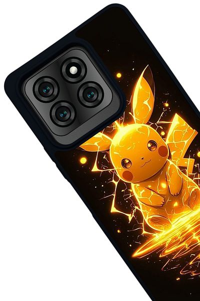 Reeder S71 Compatible Printed, Matte Black Color, Soft Silicone, Protective, Shock Absorbing Cover, Case