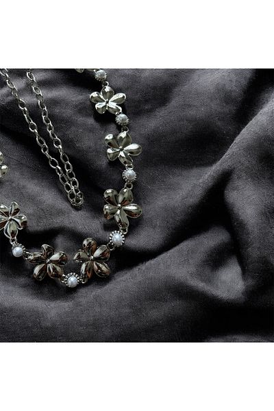 Vadısh store Flower & Pearl & Retro, Vintage Patterned Body & Waist & Dress & Pants & Skirt Chain Belt