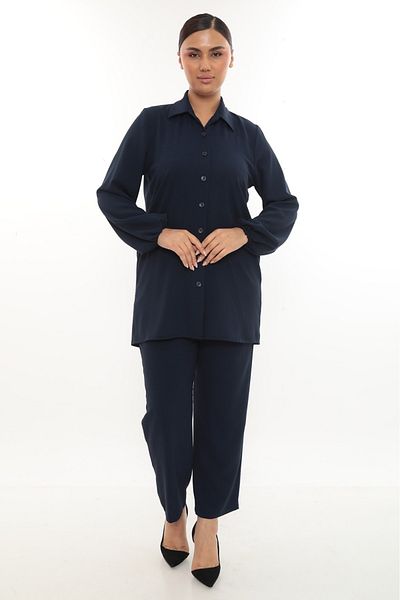 TUNİK Women's Double Suit with Trousers