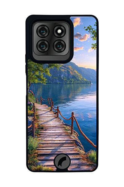 Reeder S71 Compatible Printed, Matte Black Color, Soft Silicone, Protective, Shock Absorbing Cover, Case