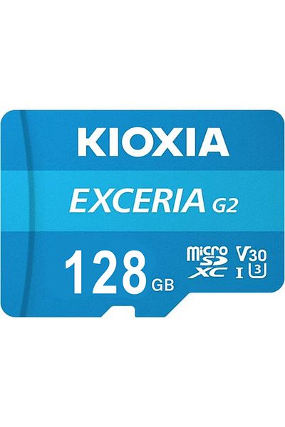Kioxia 128Gb Exceria G2 Micro Sdxc U1 V30 4K 100/50Mb