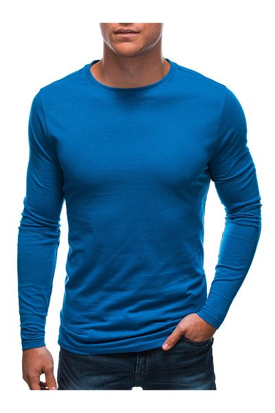 Edoti Men's long-sleeve without print EM-LSBL-0103 - blue
