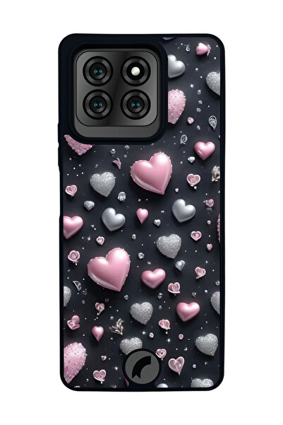 Reeder طباعة متوافقة مع S71، لون أسود غير لامع، سيليكون ناعم، واقي، غطاء ممتص...