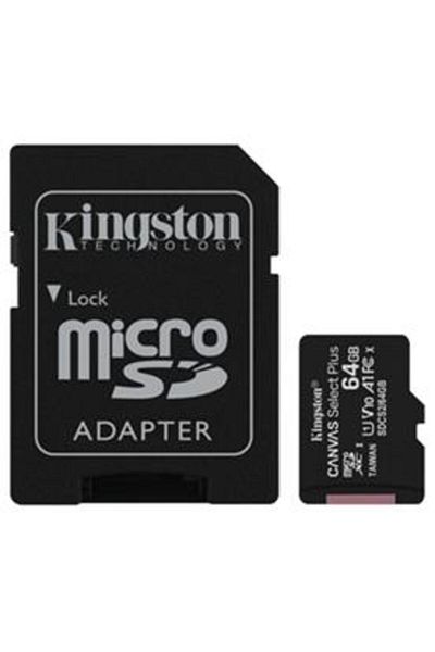 Kingston 64Gb Canvas Select Micro Sdhc Uhs-I 100Mb/S (Sdcs2/64Gb)