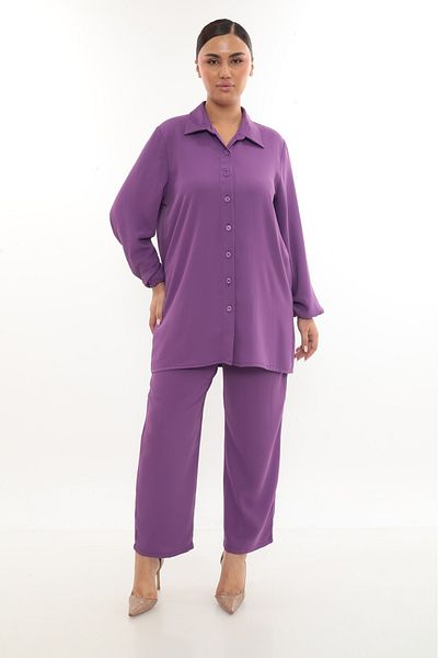 TUNİK Women's Double Suit with Trousers