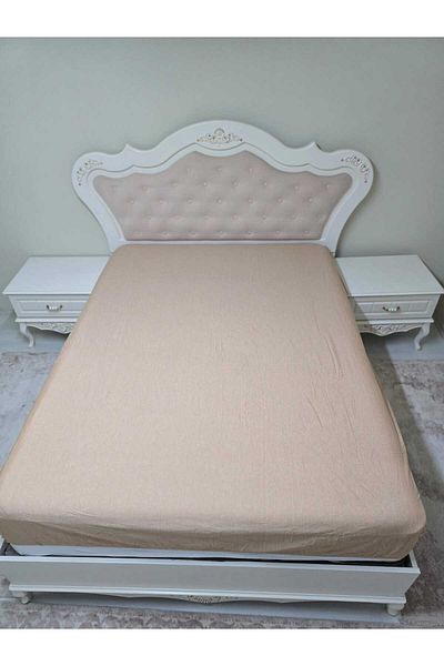 Online Masall AVM Double Ranforce Elastic Battal 180X200 Bed Sheet Cotton
