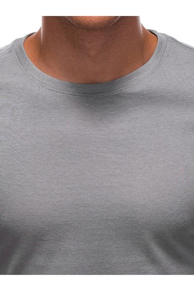 Edoti Men's long-sleeve without print EM-LSBL-0103 - gray