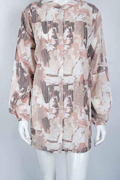 MUSTÜN Patterned Woven Shirt