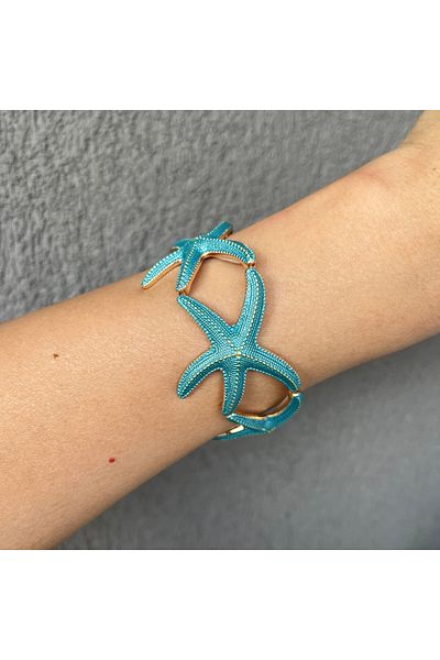 BURÇİN AKSESUAR Starfish Design Elastic Imported Bracelet