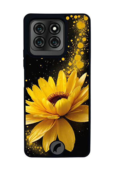 Reeder S71 Compatible Printed, Matte Black Color, Soft Silicone, Protective, Shock Absorbing Cover, Case