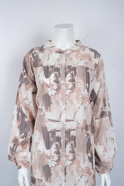 MUSTÜN Patterned Woven Shirt