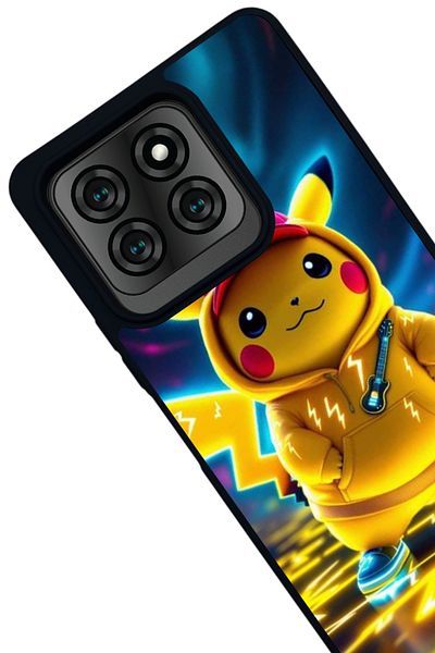 Reeder S71 Compatible Printed, Matte Black Color, Soft Silicone, Protective, Shock Absorbing Cover, Case