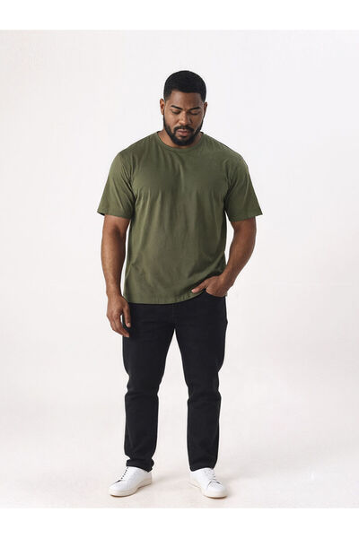 LC Waikiki I Big Size Zero Roba Collar 100% Cotton Men's T-Shirt from Freezen...