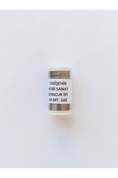 Eskişehir hobi sanat 60 Meters Gray Color Sand Bead String Miyuki String Bead...