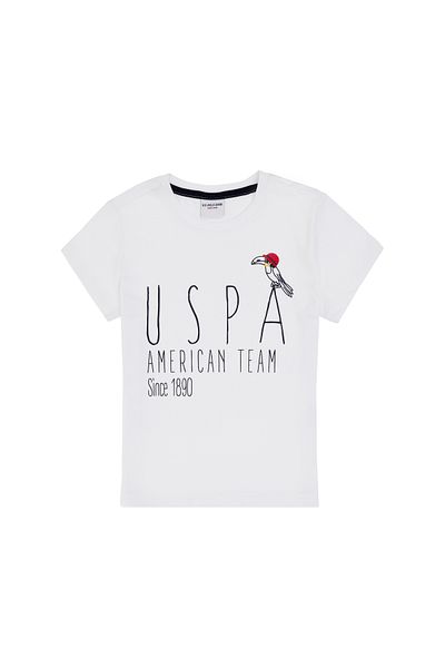 U.S. Polo Assn. Boy's White T-Shirt 50307267-Vr013
