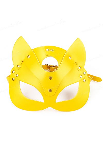 Sofya Passion Sexy Bunny Eared Leather Look Fancy Mask, Costume Accessory, Sexual Games