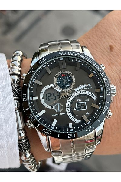 Joefox Men's Functional Steel Watch