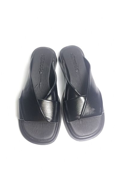 ezmoda Orthopedic Soft Insoles Black Sandals Slippers