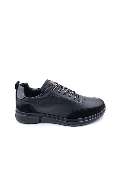 MARCOMEN Genuine Leather 45 46 47 Size Large Size Lightweight Design Men's Black Color Comfort Shoes