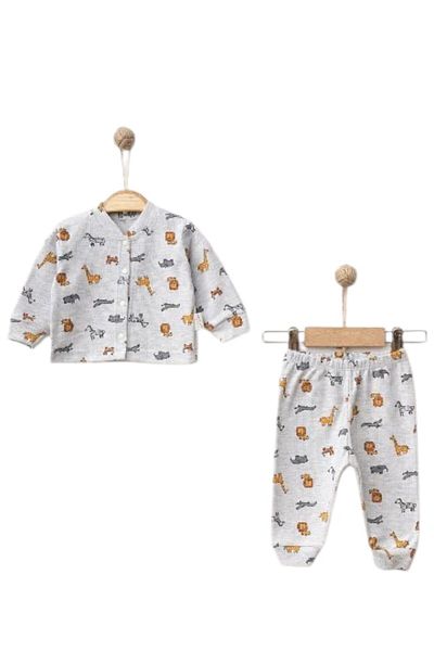 Nayinom Baby Boy Buttoned Pajama Set