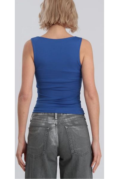 Neslim Saks Blue Diver Fabric Undershirt Nes6665&