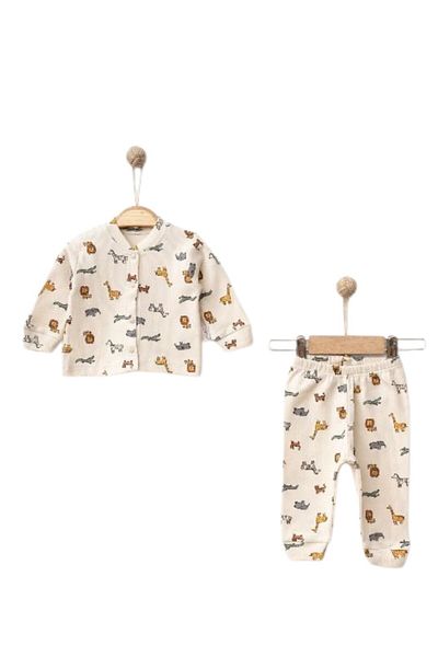 Nayinom Baby Boy Buttoned Pajama Set