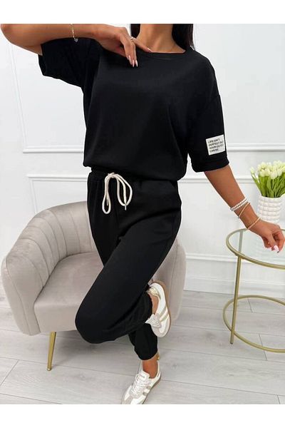 Gloryland Compleu sport-casual, mesaj *Life isn*t perfect, but your life can be*, kaki
