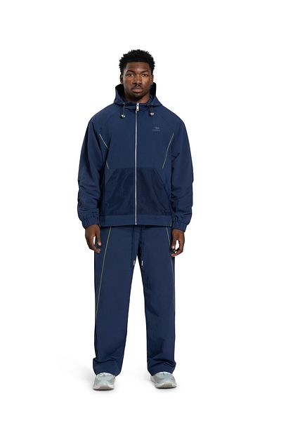 duneus Men's Zip Hoodie - Dark Blue