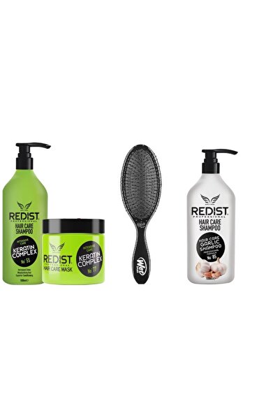 Redist Σετ Redist, Set Keratina + Sampon usturoi 1000 ml + perie