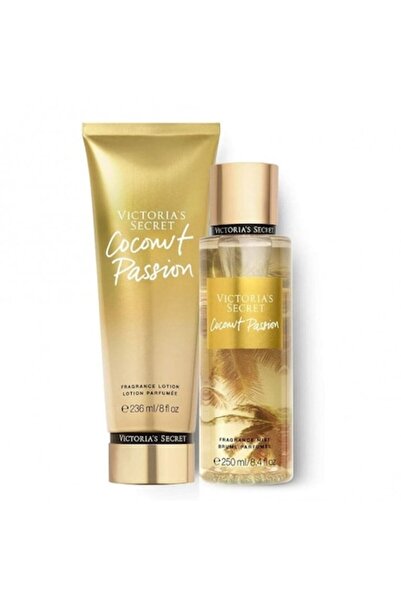Victoria's Secret Set Coconut Passion - Spray de corp 250ml și Loțiune de cor...
