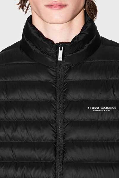 Armani Exchange Quilted down Filled Regular Fit Stand Collar down Coat Men's Coat Xm001919 Af16
