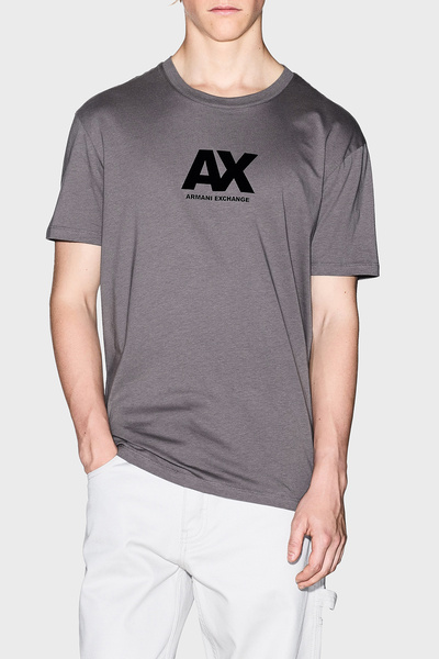 Armani Exchange Logo Printed Cotton Regular Fit Crew Neck t Shirt Men t Shirt Xm001403 Af1643