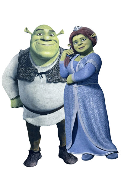 ERİSTAKI Shrek Ahşap Buzdolabı Magneti – Buzdolabı süsü-Hediyelik Magnet 1